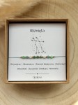 Bransoletka zodiakalna Bliźnięta, prezent na urodziny